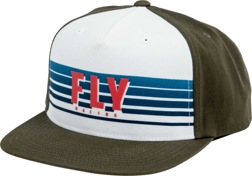 Fly Racing - Fly Racing Fly Kinetic Hat - 351-0970 - Moss Gray/White - OSFA