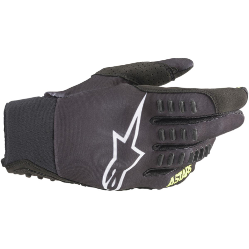 Alpinestars - Alpinestars SMX-E Gloves - 3564020-155-L - Black/Fluo Yellow - Large