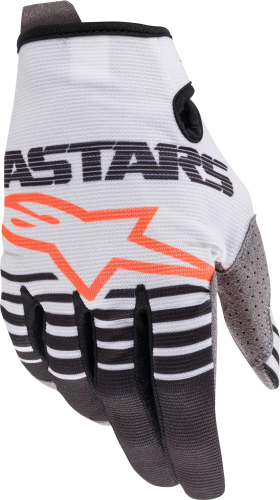 Alpinestars - Alpinestars Radar Gloves - 3561820-250-2XL - White/Black - 2XL