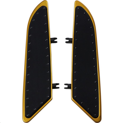 Cyclesmiths - Cyclesmiths Extended Length 21in. Banana Boards - Gold with Rivets - 104-XL-G