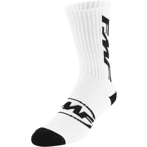 FMF Racing - FMF Racing Tall Boy Socks - SP20194904WHT - White - OSFM