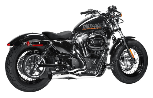 MagnaFlow - MagnaFlow F-Bomb 2 into1 Exhaust System - Chrome/Black - 7212801