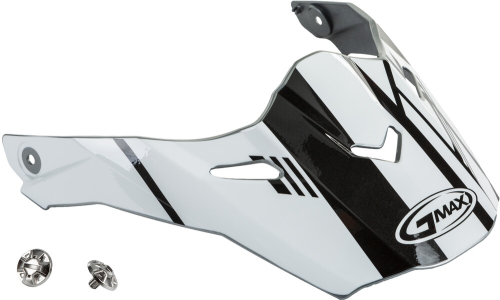 G-Max - G-Max Visor with Screws for AT-21/S Helmets - Epic Silver/White/Black - G021068