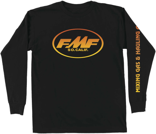 FMF Racing - FMF Racing Bustle Long Sleeve T-Shirt - FA9119903-BLK-2XL - Black - 2XL