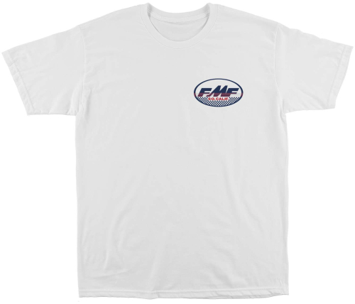 FMF Racing - FMF Racing Front Runner T-Shirt - FA9118904-WHT-XL - White - X-Large