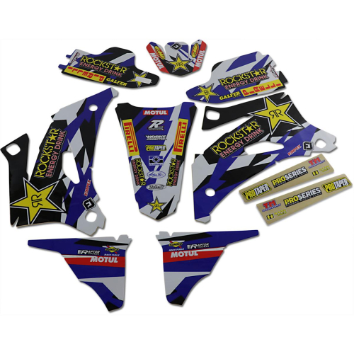 FLU Designs Inc. - FLU Designs Inc. Rockstar Pro Team Series 2019 Graphics Kit - 71090
