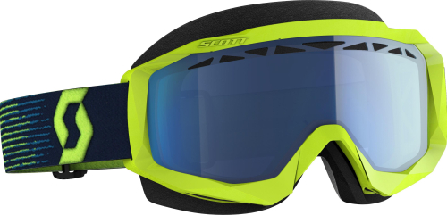 Scott USA - Scott USA Hustle X Snowcross Goggles - 272847-1300107 - Yellow/Blue - OSFM