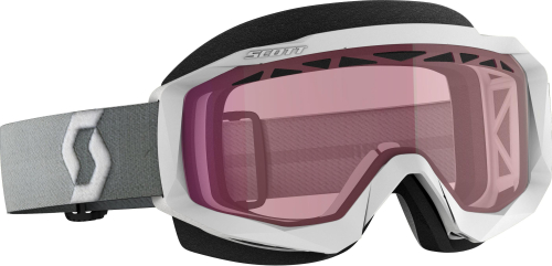 Scott USA - Scott USA Hustle X Snowcross Goggles - 272847-1039134 - White/Gray - OSFM