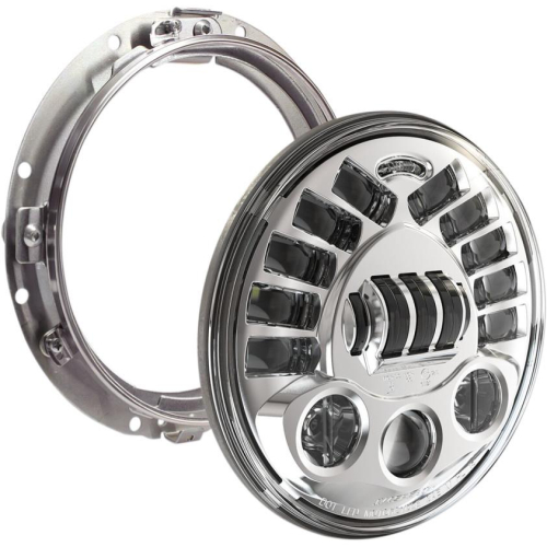 Custom Dynamics - Custom Dynamics 7in. Probeam Adaptive Headlamp - Chrome - PB-7A-13-C