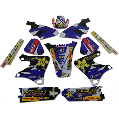 FLU Designs Inc. - FLU Designs Inc. Rockstar Pro Team Series 2019 Graphics Kit - 71093