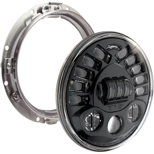 Custom Dynamics - Custom Dynamics 7in. Probeam Adaptive Headlamp - Black - PB-7A-13-B