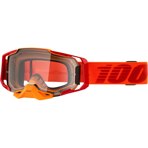 100% - 100% Armega Litkit Goggles - 50700-354-02 - LitKit Orange/Red / Clear Lens - OSFM
