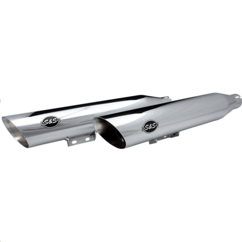 S&S Cycle - S&S Cycle Slash-Cut Mufflers - 50 State - 550-0756A