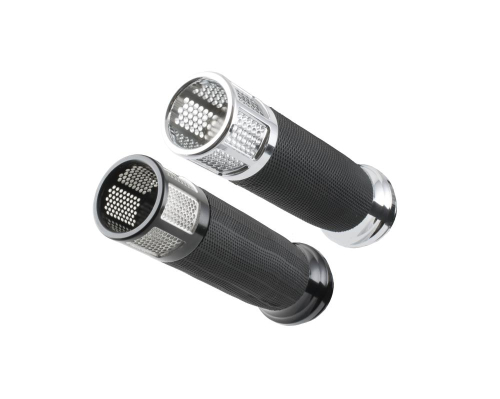Bagger Nation - Bagger Nation Custom Speed Freak Grips - Chrome - GSF-FBW-C
