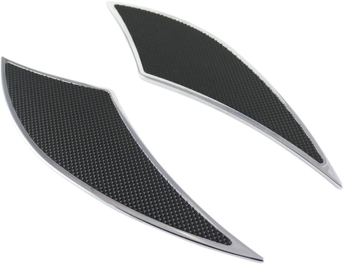 Bagger Nation - Bagger Nation Wedgy Rider Floorboards - Chrome - WFB-CL-C