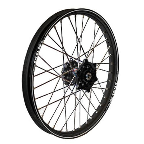 Dubya - Dubya MX Front Wheel with Excel Takasago Rim - 1.40x19 - Black Hub/Black Rim - 56-1121BB