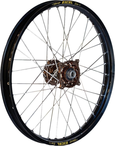 Dubya - Dubya MX Front Wheel with Excel Takasago Rim - 1.60x21 - Magnesium Hub/Black Rim - 56-3175MB