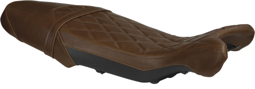 Luimoto - Luimoto Vintage Diamond Rider Seat Covers - Vintage Dark Brown/Perforated - 8251103