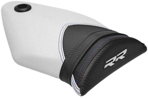 Luimoto - Luimoto Motorsports Edition/Technik Passenger Seat Covers - CF Black/Red/Blue/CF Pearl - 8022201