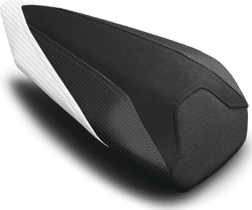 Luimoto - Luimoto Veloce Passenger Seat Covers - Suede Black/CF Pearl/Perforated Black - 1194202