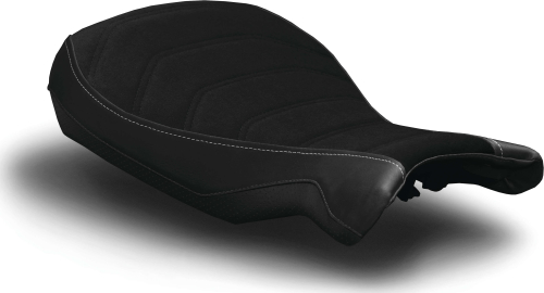 Luimoto - Luimoto Vintage Rider Seat Covers - Suede/Vintage Black/Perforated Black - 8051105