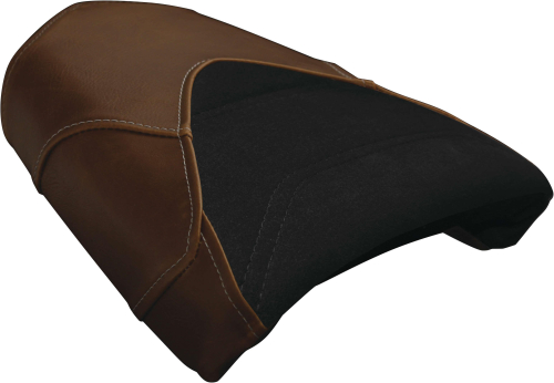 Luimoto - Luimoto Vintage Passenger Seat Covers - Suede/Vintage Brown/Perforated Black - 8051204