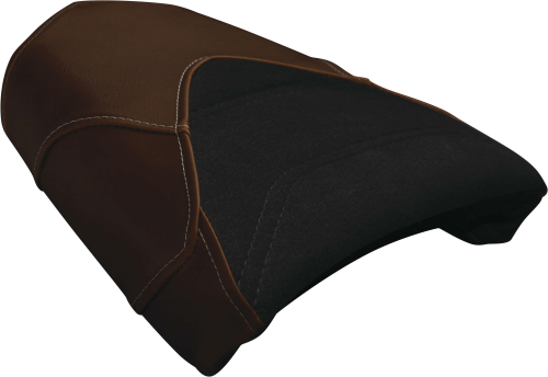 Luimoto - Luimoto Vintage Passenger Seat Covers - Suede/Vintage Dark Brown/Perforated Black - 8051206