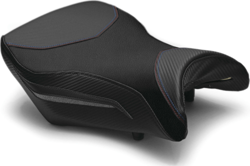 Luimoto - Luimoto Technik Rider Seat Covers - Black/CF Black/Gunmetal/CF White - 8041103