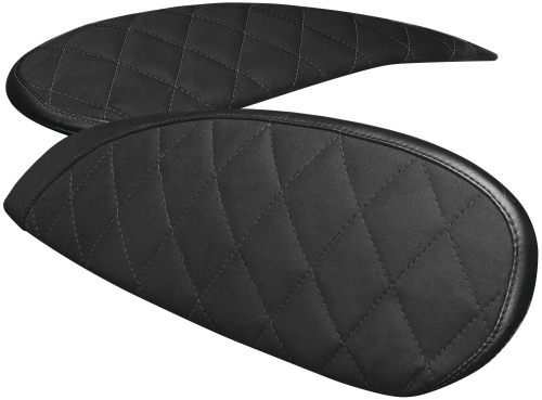 Luimoto - Luimoto Sport Diamond Passenger Seat Covers - Suede Black/CF Black - 1325103