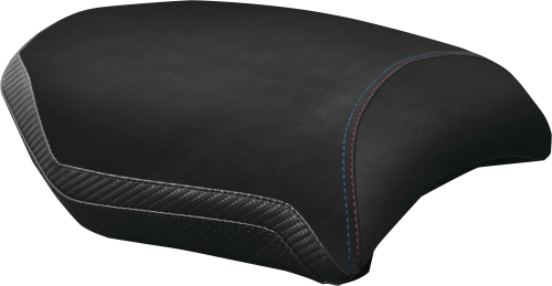 Luimoto - Luimoto Motorsports Edition Passenger Seat Covers - Black/CF Black/Blue/Red/Perforated - 8132202