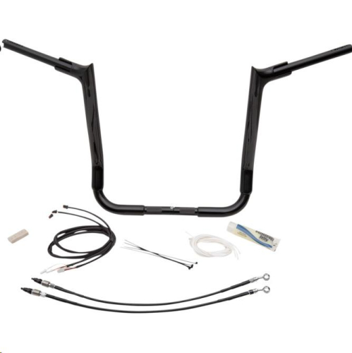 Fat Baggers, Inc. - Fat Baggers, Inc. 1-1/2in. EZ Install Pointed Top Handlebar Kit - Black - 809216-B