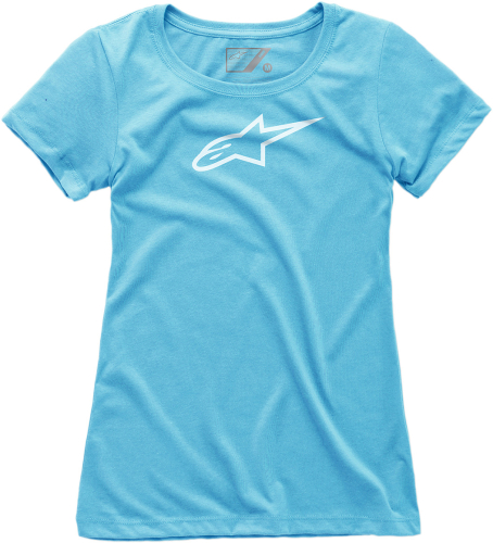 Alpinestars - Alpinestars Ageless Womens T-Shirt - 1W387300271L - Light Blue - Large