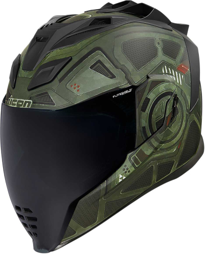 Icon - Icon Airflite Blockchain Helmet - 0101-13279 - Green - X-Large
