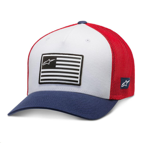 Alpinestars - Alpinestars Flag Hat - 12108110020SM - White - Sm-Md