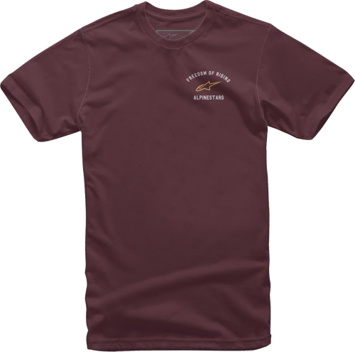 Alpinestars - Alpinestars Banner T-Shirt - 1139-72270-838-S - Maroon - Small