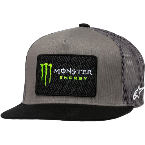 Alpinestars - Alpinestars M Logo Champ Trucker Hat - 1MO9-87654-1110 - Gray/Black - OSFA