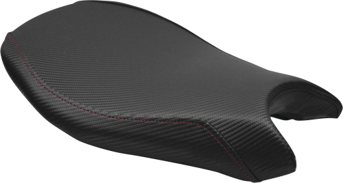 Luimoto - Luimoto Baseline Rider Seat Covers - CF Black/Red - 1132101