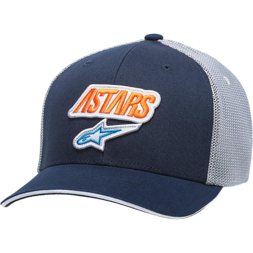 Alpinestars - Alpinestars Race Angle Mesh Hat - 1139815407011LX - Navy/Gray - Lg-XL