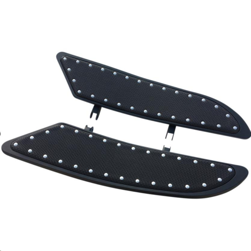 Cyclesmiths - Cyclesmiths Extended Length 21in. Banana Boards - Black with Rivets - 104-XL-SB