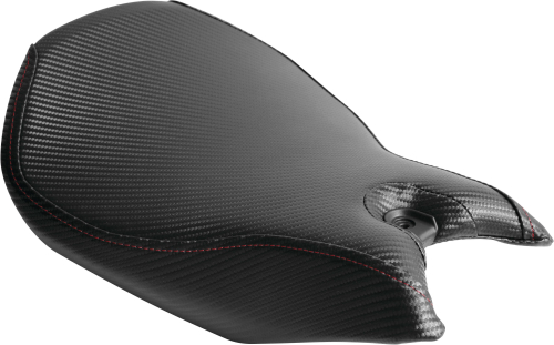 Luimoto - Luimoto Baseline Rider Seat Covers - CF Black/Red - 1304101