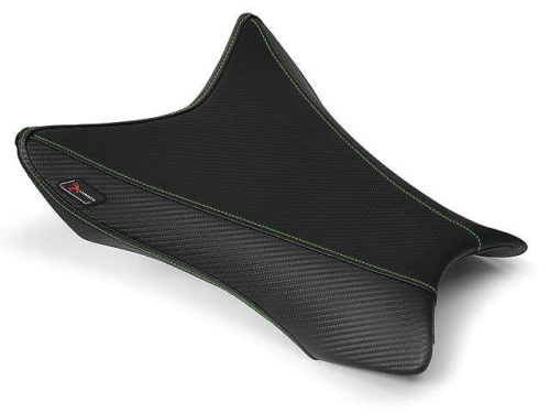 Luimoto - Luimoto Baseline Rider Seat Covers - CF Black/Lime Green - 3151102