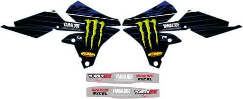 DCOR - DCOR 2020 Star Racing Yamaha Graphics Kit - 10-50-300