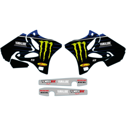 DCOR - DCOR 2020 Star Racing Yamaha Graphics Kit - 10-50-220