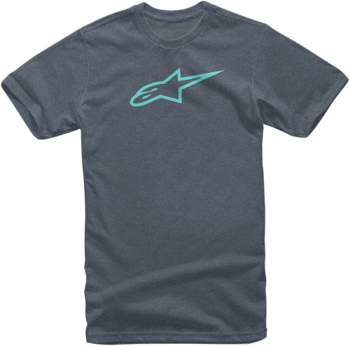 Alpinestars - Alpinestars Ageless II T-Shirt - 10377202277762X - Navy/Turquoise - 2XL