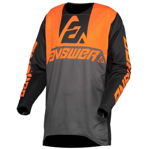 Answer - Answer Trinity Voyd Jersey - 0409-0955-5152 - Charcoal/Hyper Orange/Black - Small