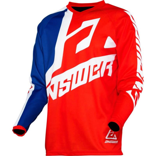 Answer - Answer Syncron Voyd Youth Jersey - 0409-2952-0951 - Red/Reflex/White - X-Small