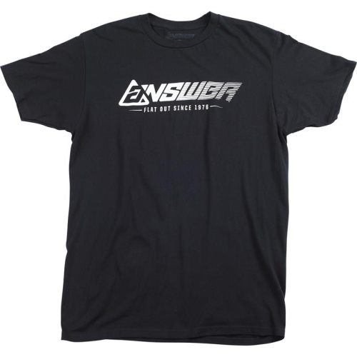 Answer - Answer Flatout Tee - 0404-0726-0152 - Black - Small