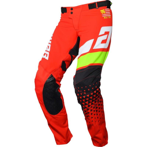 Answer - Answer Elite Korza Pants - 0407-0554-0938 - Red/White/Hyper Acid/Black - 38