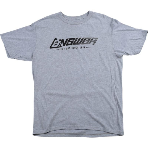 Answer - Answer Flatout Tee - 0404-0726-5152 - Heather Gray - Small
