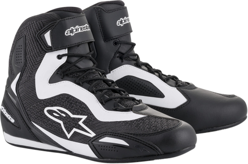 Alpinestars - Alpinestars Faster-3 Rideknit Riding Shoes - 2510319-12-11 - Black/White - 11